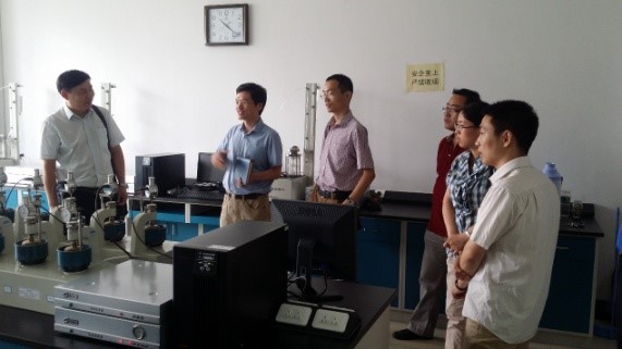 参观九游
滨海研究院土工实验基地